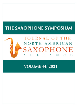 Saxophone Symposium Volume 45